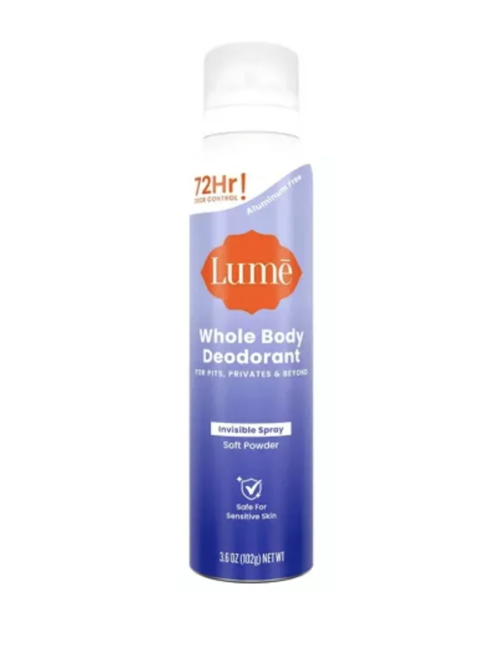 Whole Body Deodorant Invisible Spray - Soft Powder (Purple)